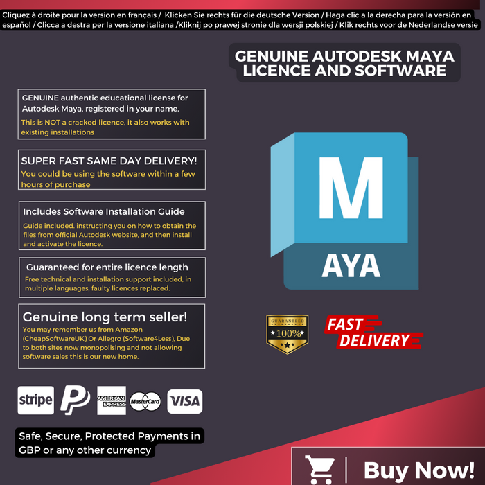 Autodesk Maya Information English