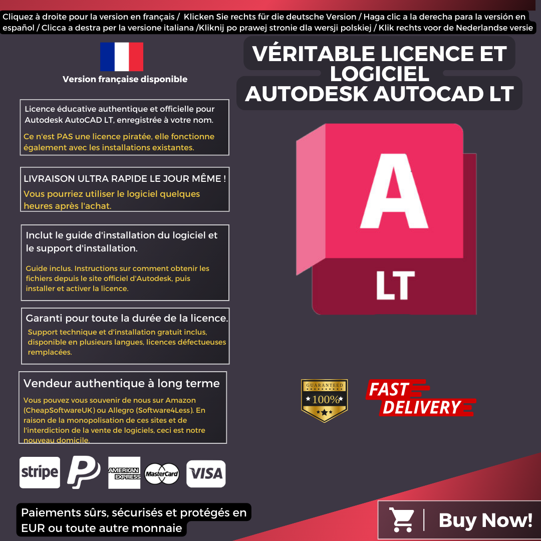 Autodesk AutoCAD LT Information French