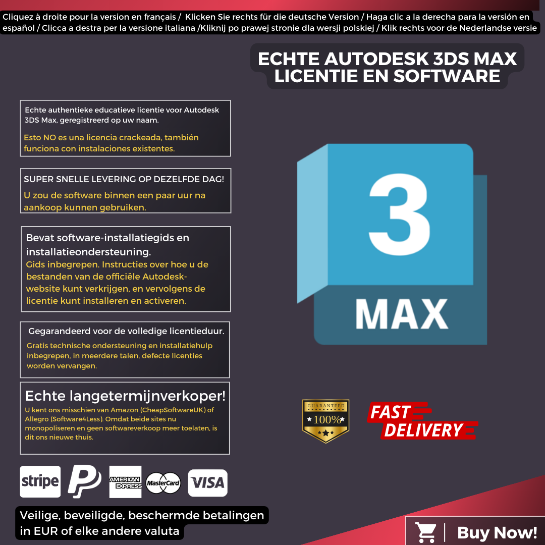 Autodesk 3DS Max Information Dutch