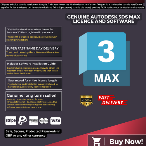 Autodesk 3DS Max Information English