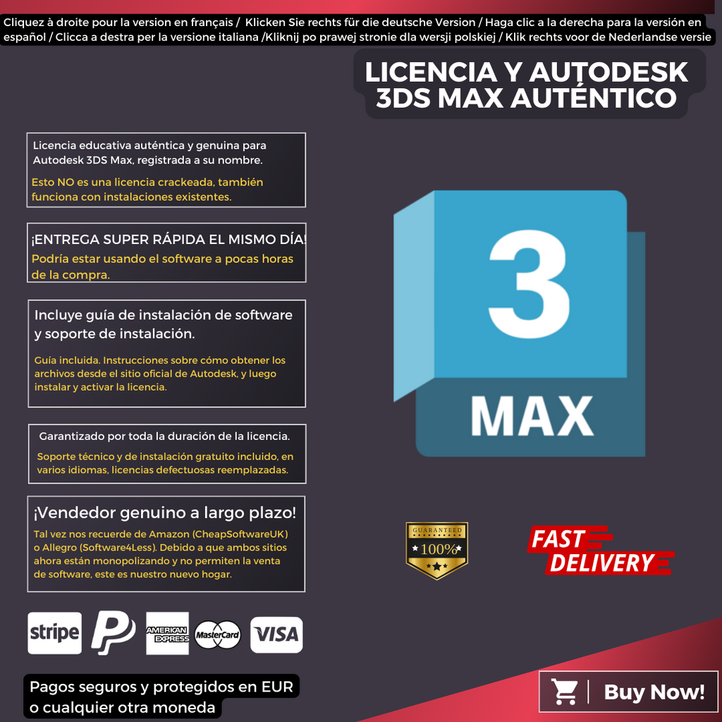 Autodesk 3DS Max Information Spanish