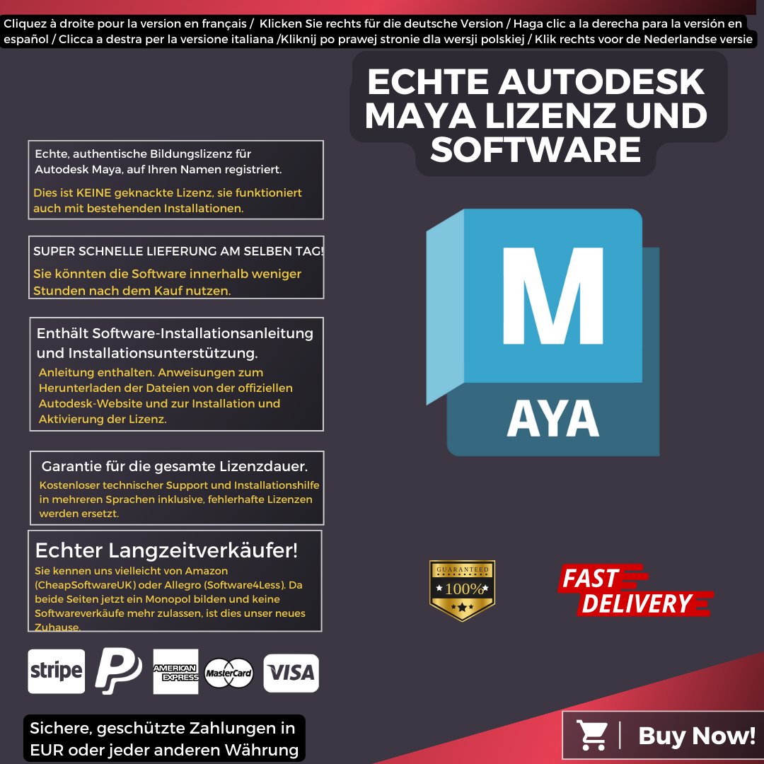 Autodesk Maya Information German