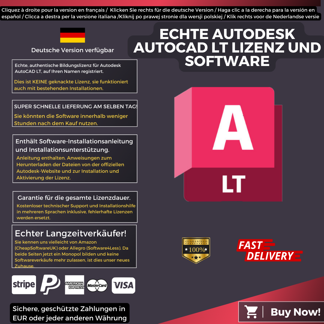 Autodesk AutoCAD LT Information German