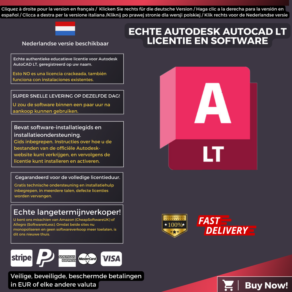 Autodesk AutoCAD LT Information Dutch