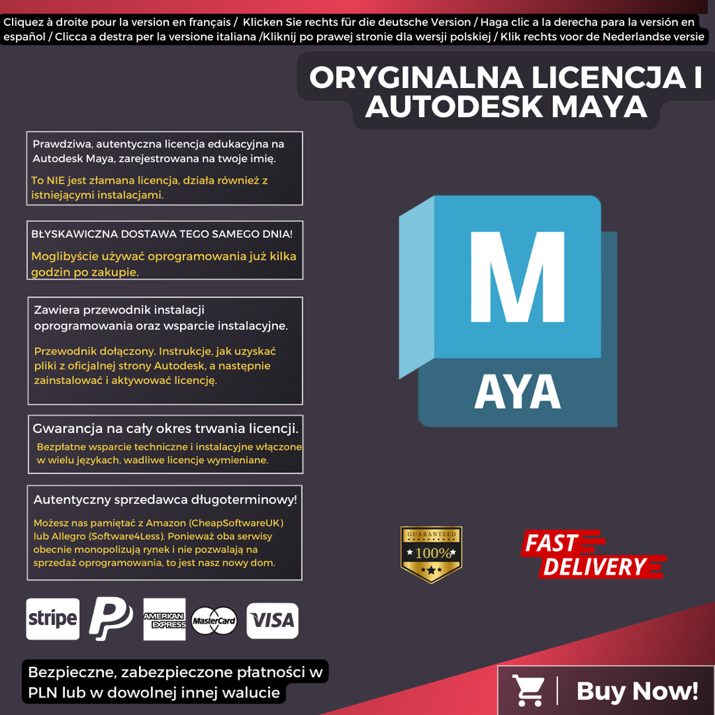 Autodesk Maya Information Polish