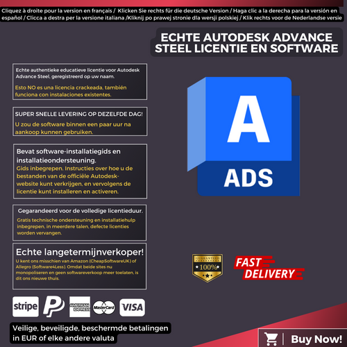 Autodesk Advance Steel Information Dutch