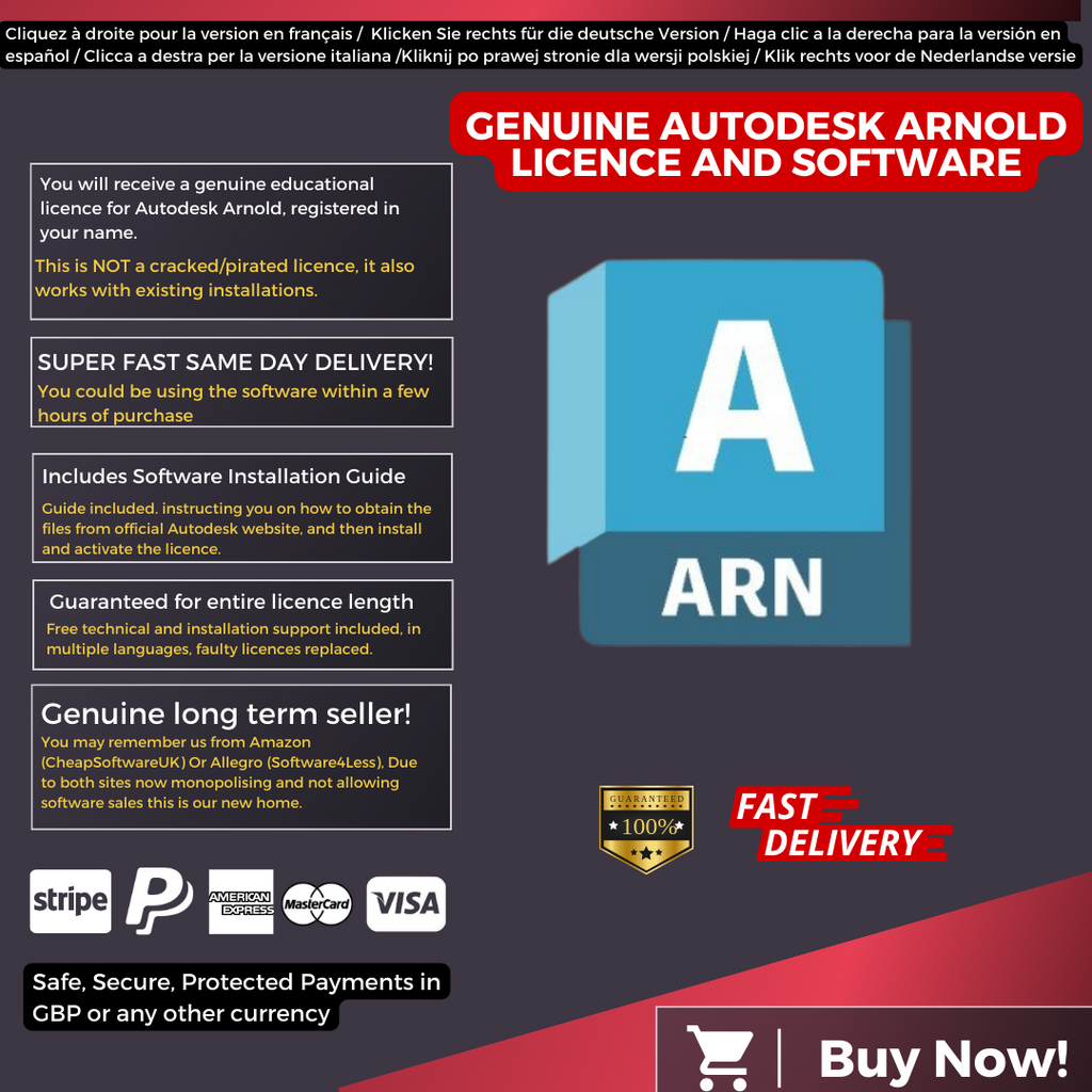 Autodesk Arnold Information English