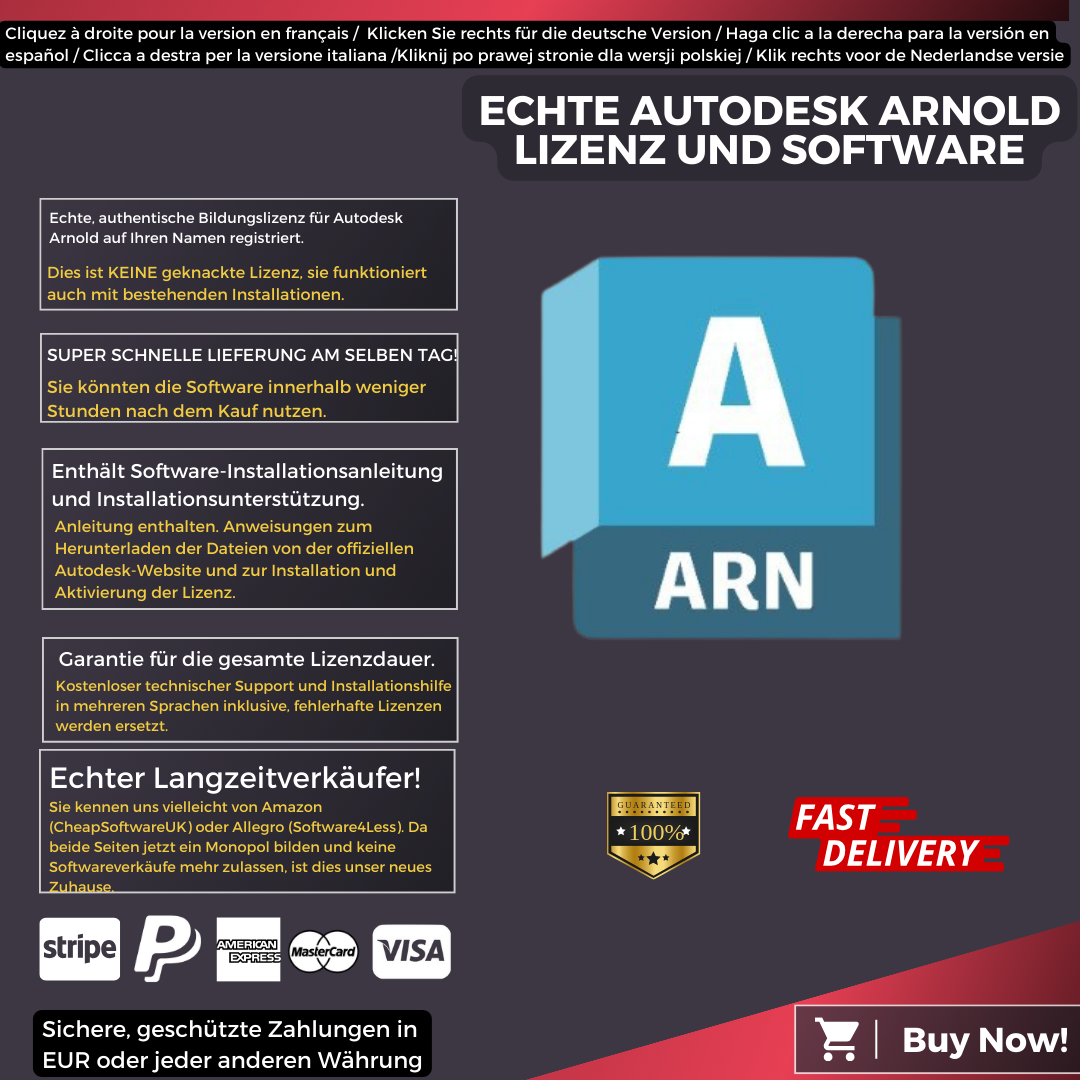 Autodesk Arnold Information German
