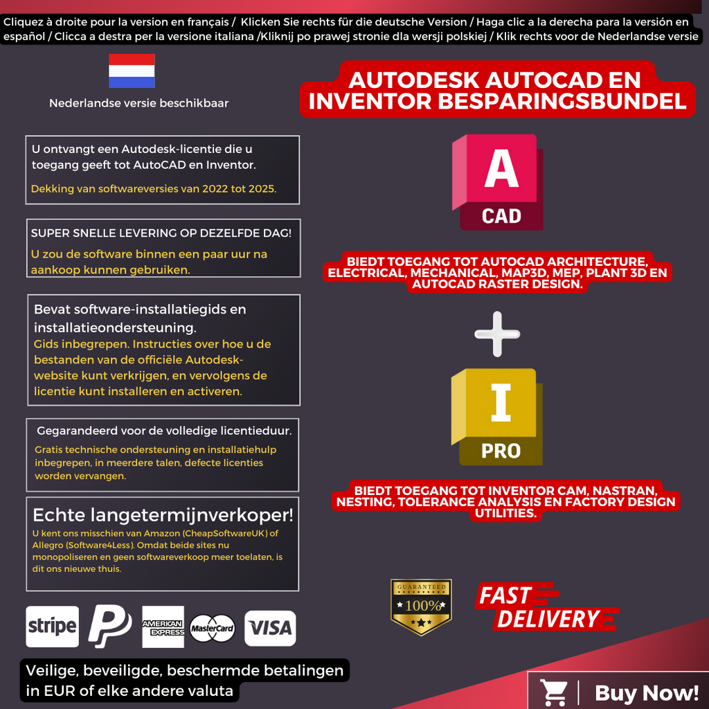 Autodesk AutoCAD and Inventor Information Dutch