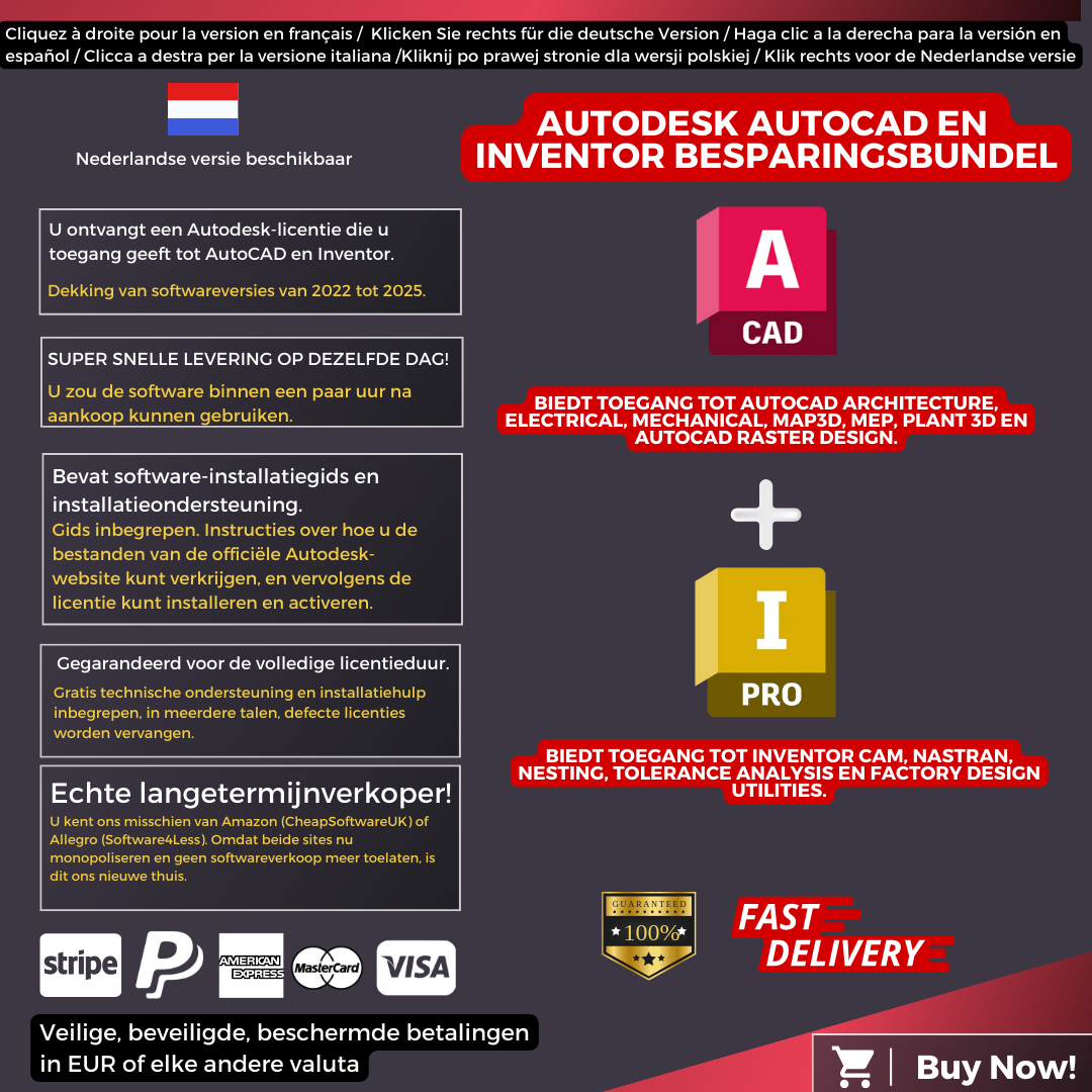 Autodesk AutoCAD and Inventor Information Dutch