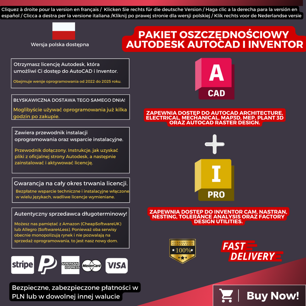 Autodesk AutoCAD and Inventor Information Polish
