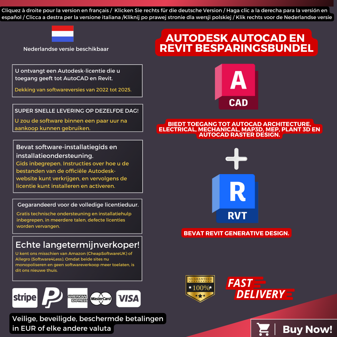 Autodesk AutoCAD and Revit Information Dutch