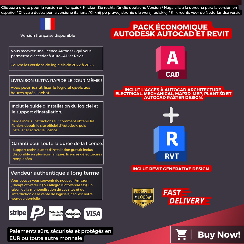 Autodesk AutoCAD and Revit Information French