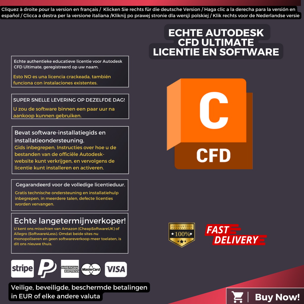 Autodesk CFD Ultimate Information Dutch