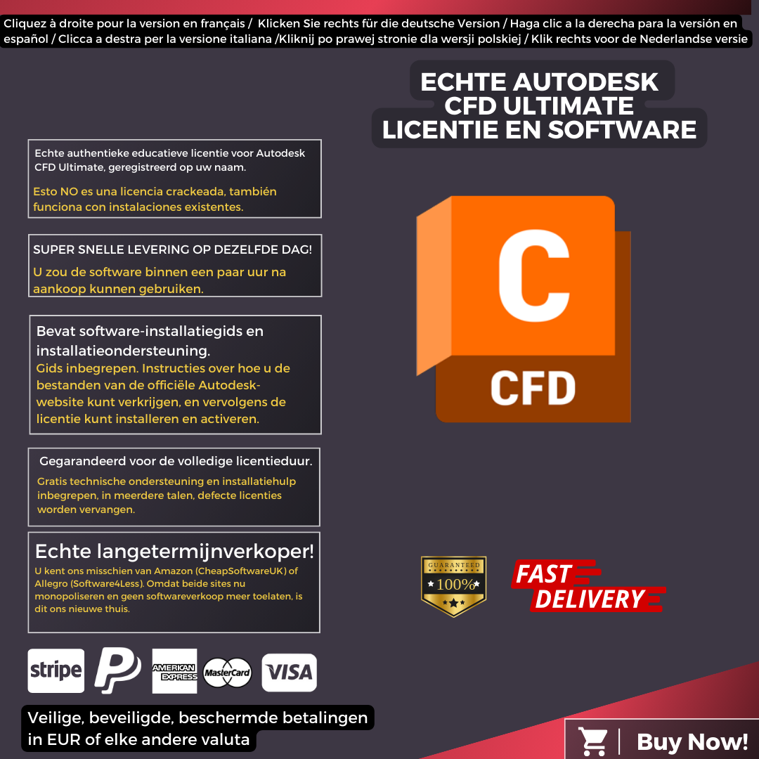 Autodesk CFD Ultimate Information Dutch
