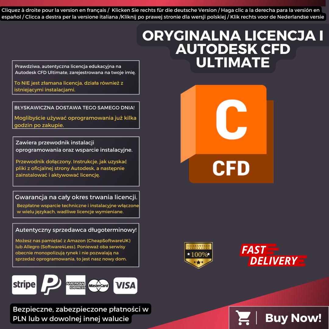 Autodesk CFD Ultimate Information Polish