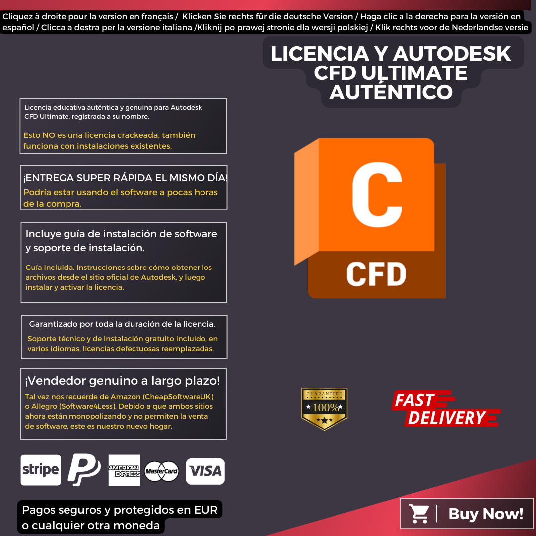 Autodesk CFD Ultimate Information Spanish