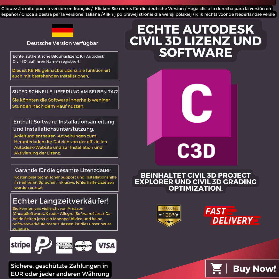 Autodesk Civil 3D Information German