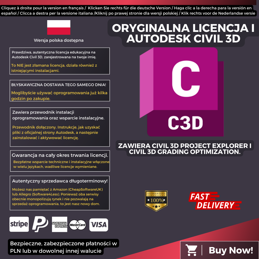 Autodesk Civil 3D Information Polish