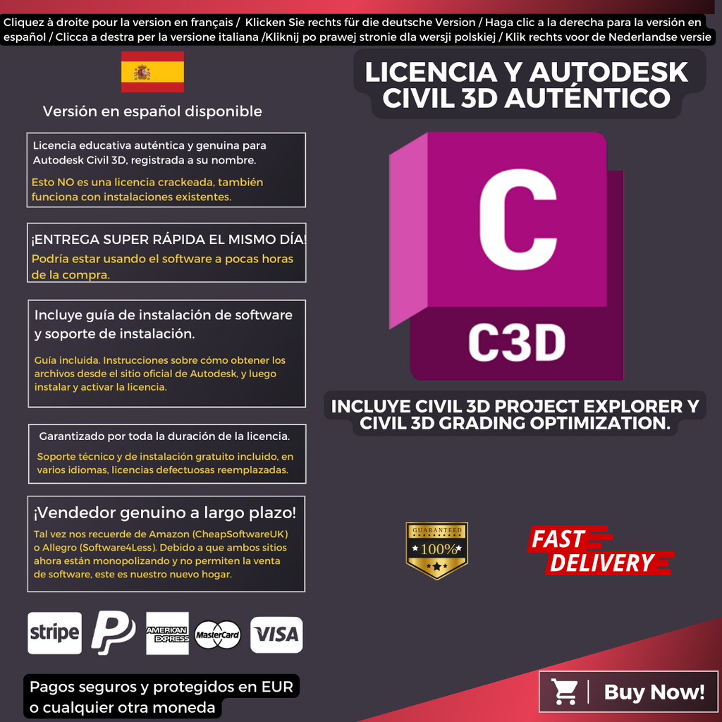 Autodesk Civil 3D Information Spanish