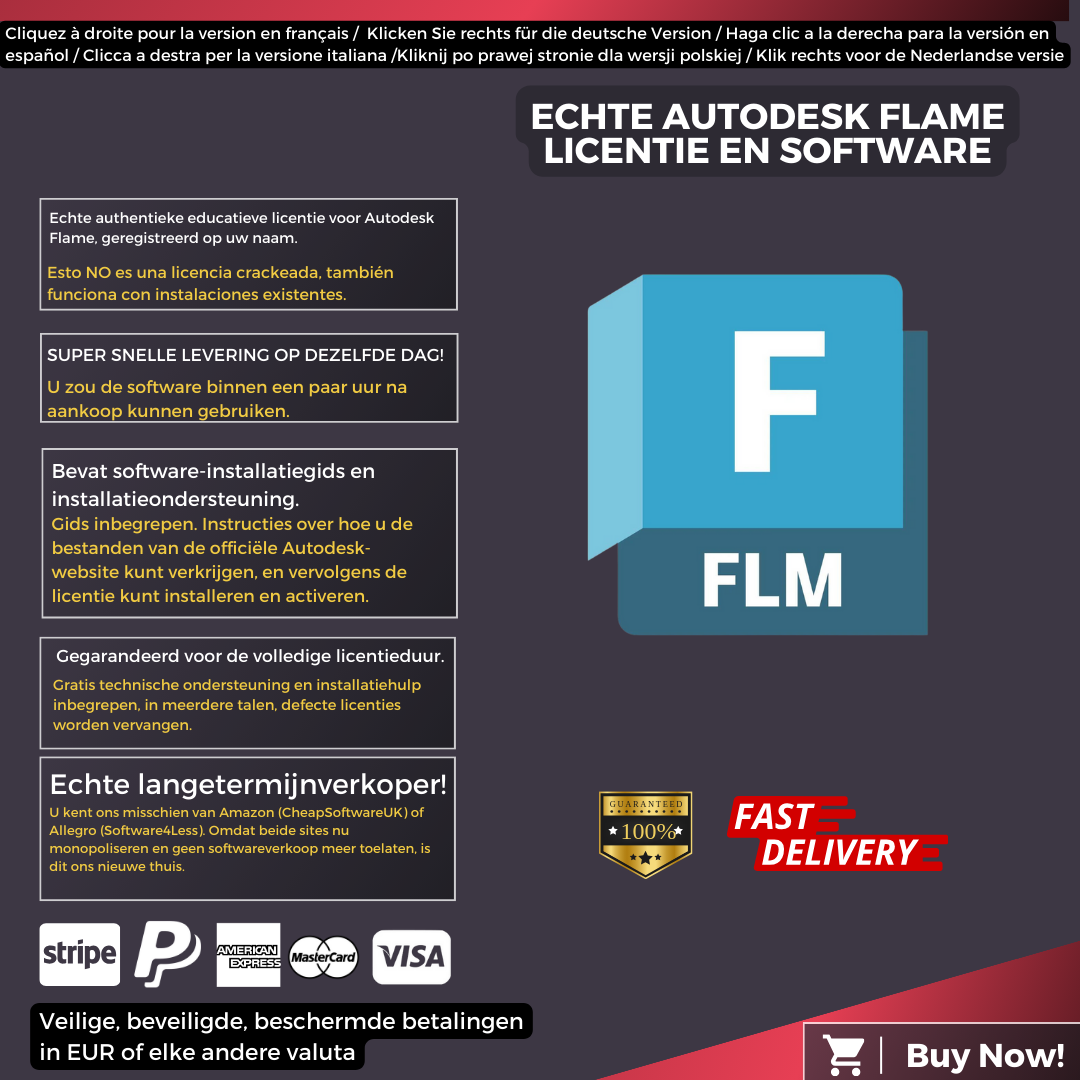 Autodesk Flame Information Dutch