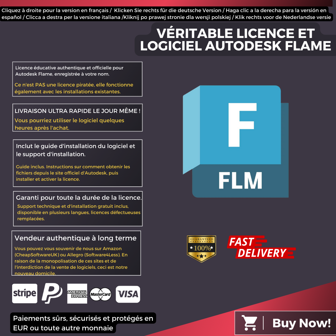 Autodesk Flame Information French