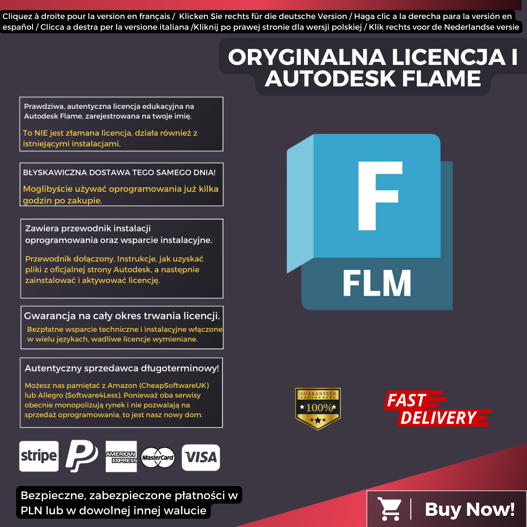 Autodesk Flame Information Polish
