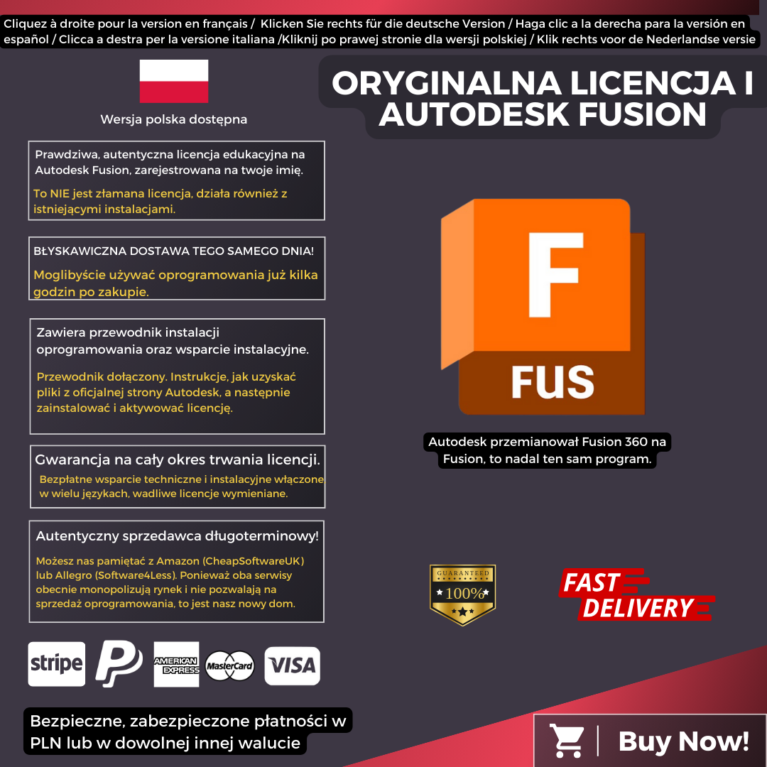 Autodesk Fusion Information Polish