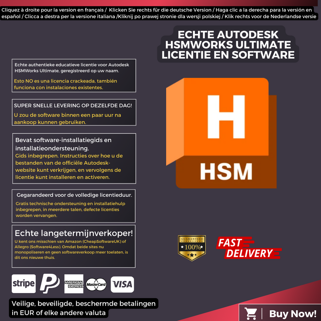 Autodesk HSMWorks Ultimate Information Dutch