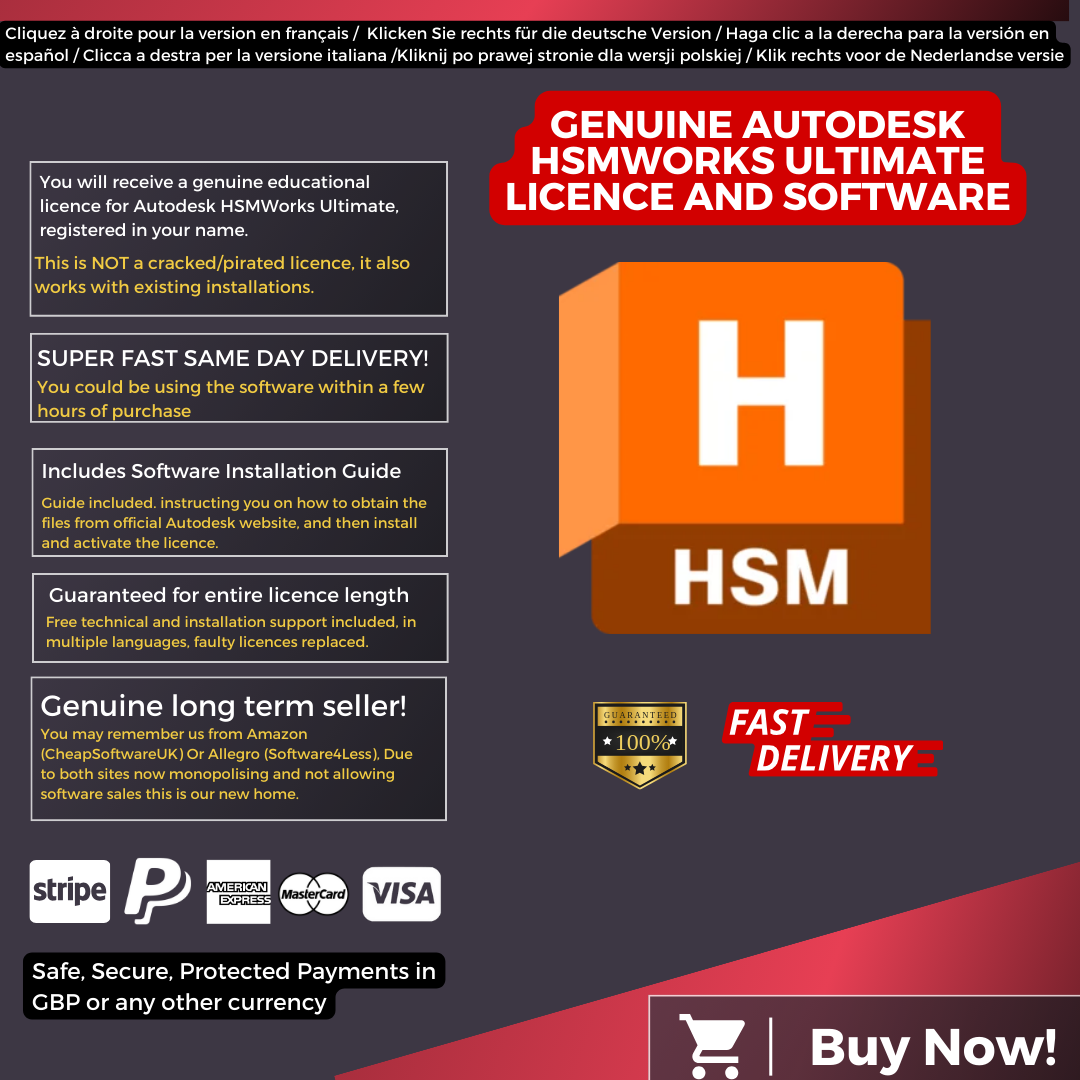 Autodesk HSMWorks Ultimate Information English
