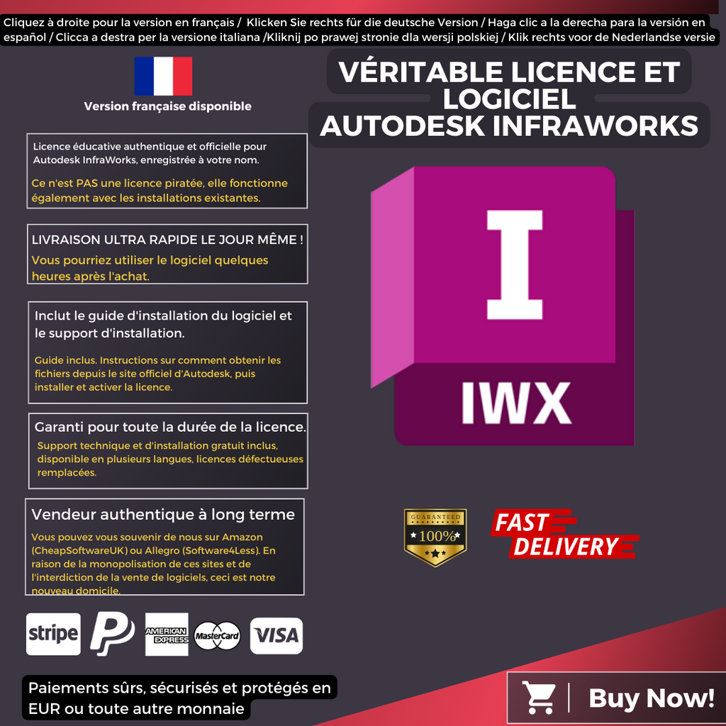 Autodesk InfraWorks Information French