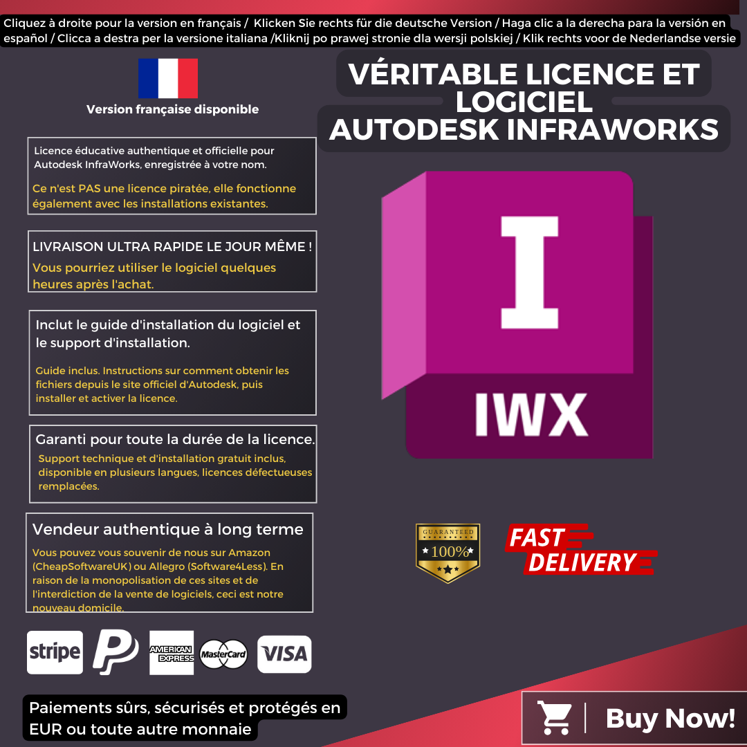Autodesk InfraWorks Information French