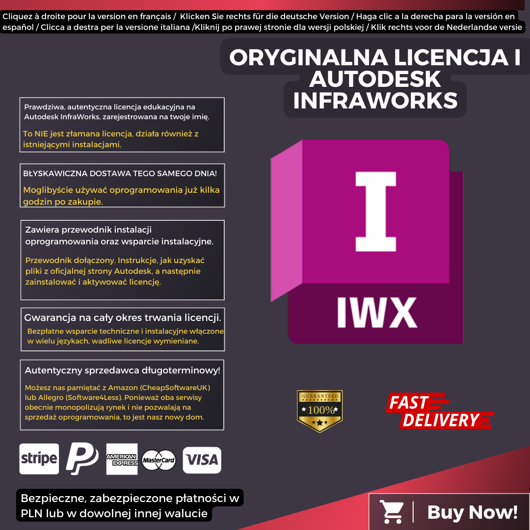 Autodesk InfraWorks Information Polish