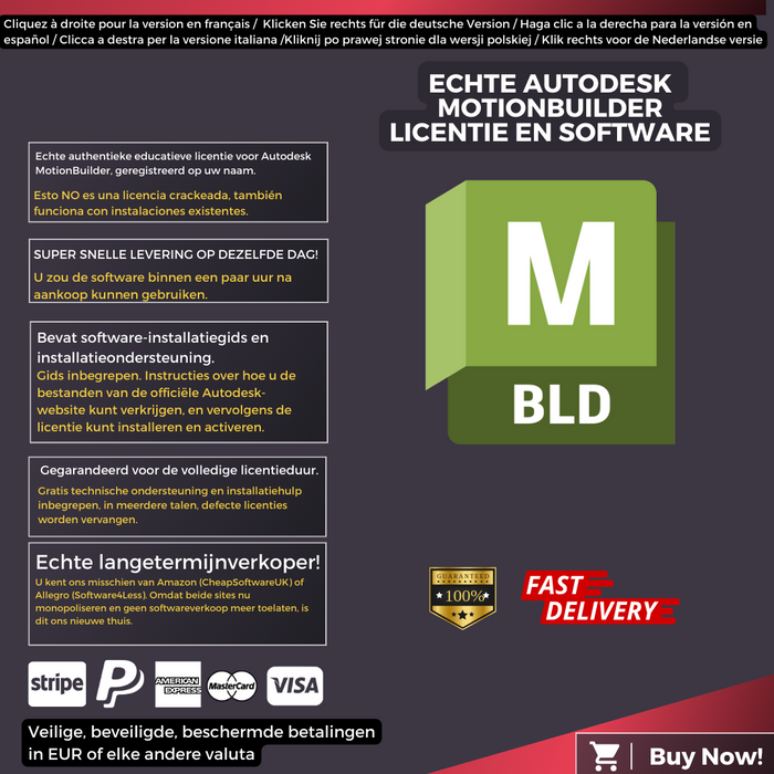 Autodesk MotionBuilder Information Dutch