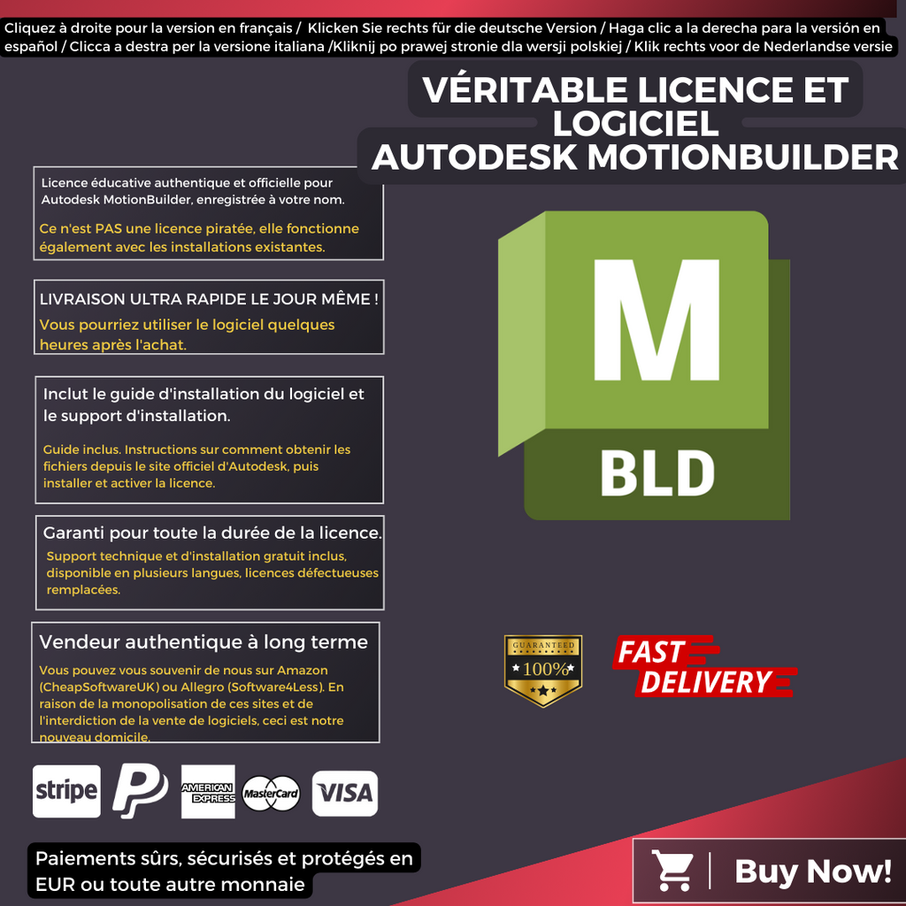 Autodesk MotionBuilder Information French