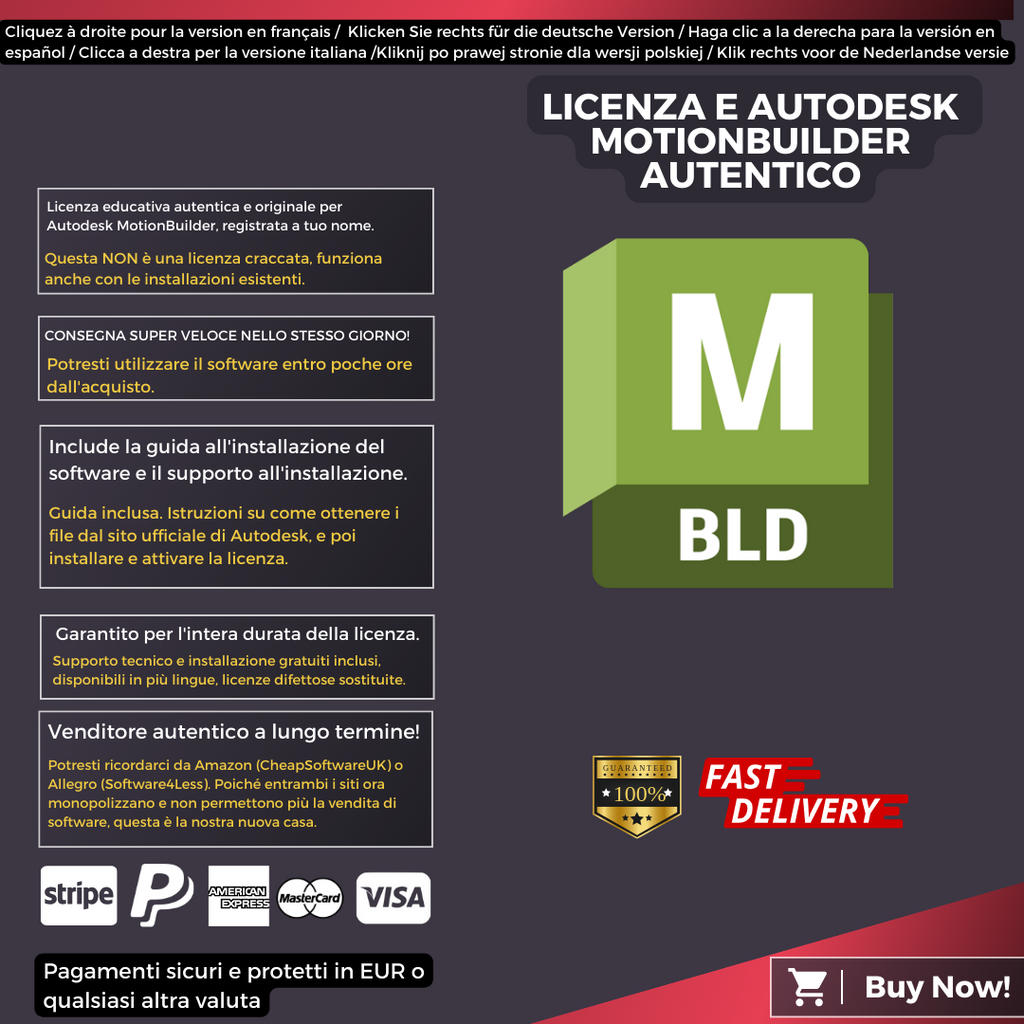 Autodesk MotionBuilder Information Italian