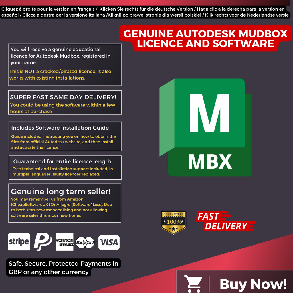 Autodesk Mudbox Information English