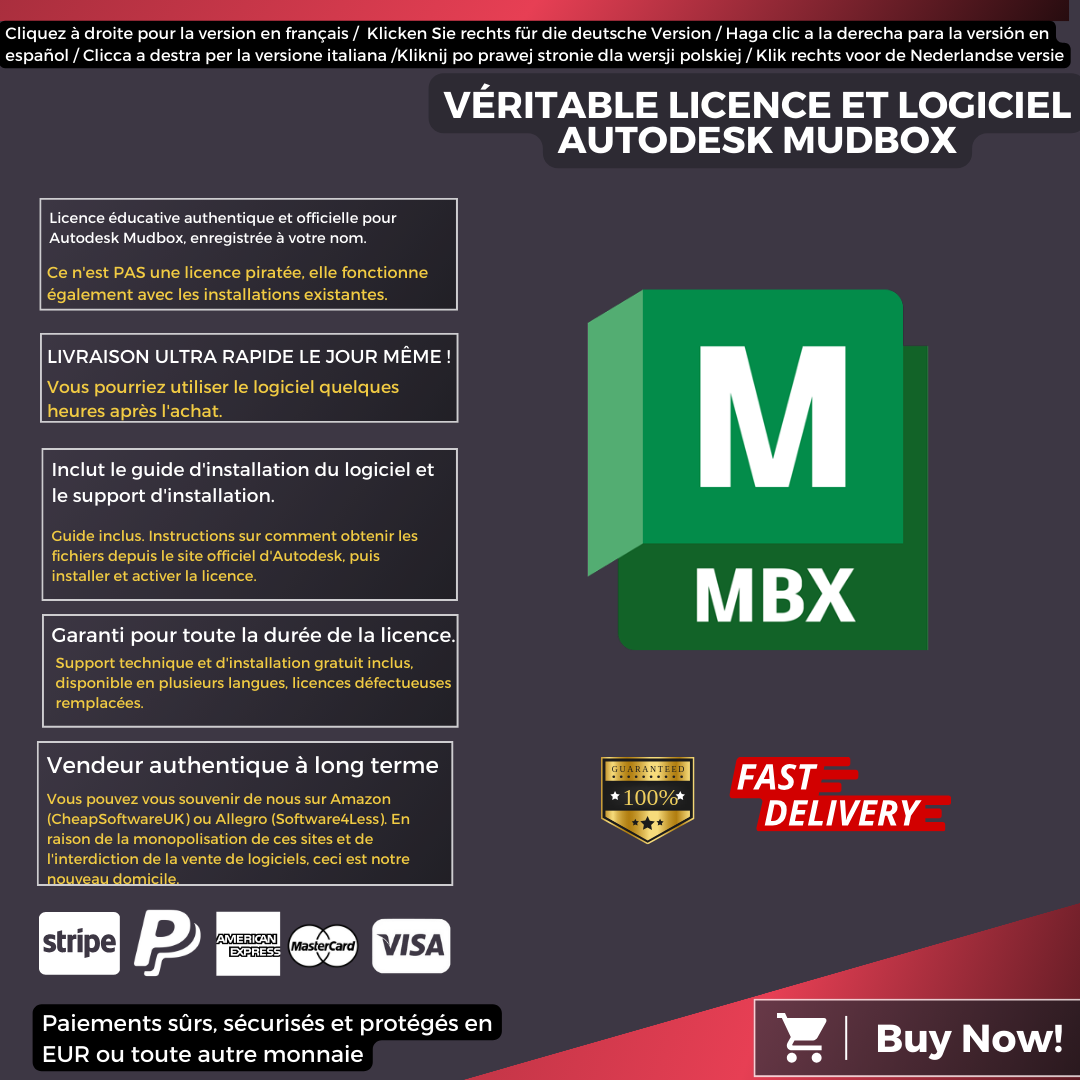 Autodesk Mudbox Information French