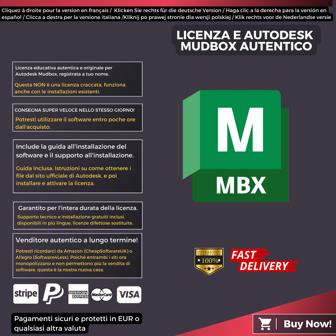 Autodesk Mudbox Information Italian
