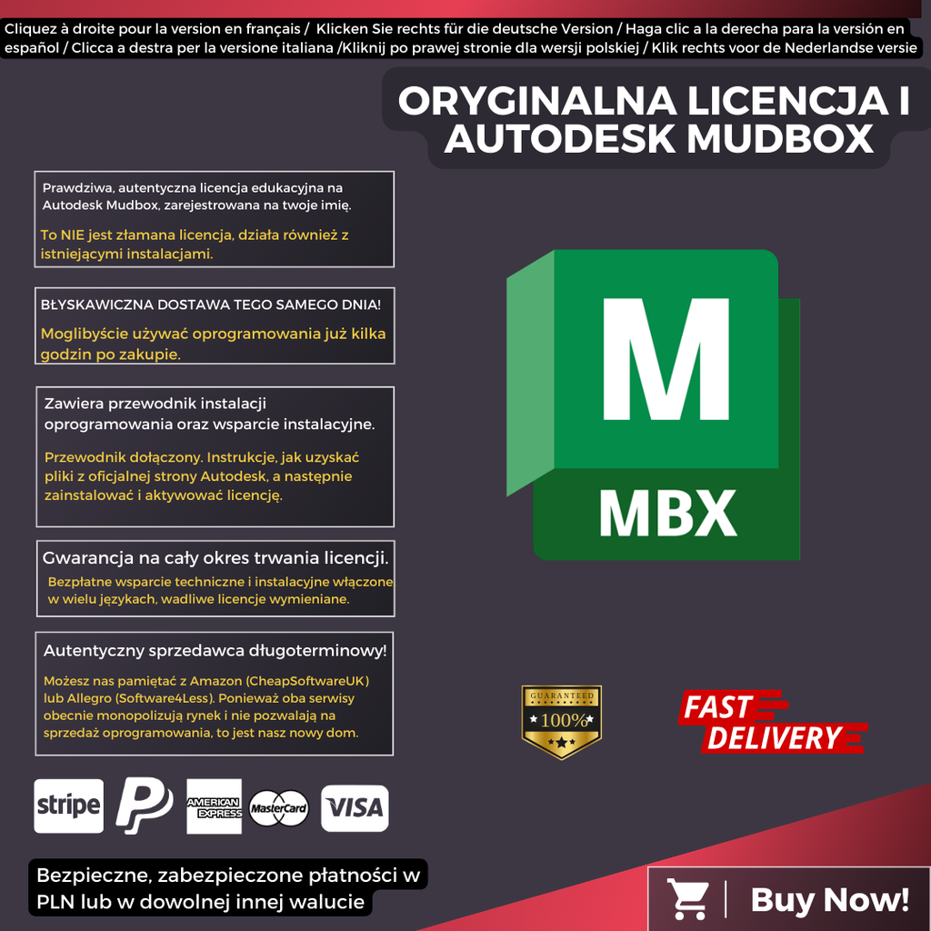 Autodesk Mudbox Information Polish