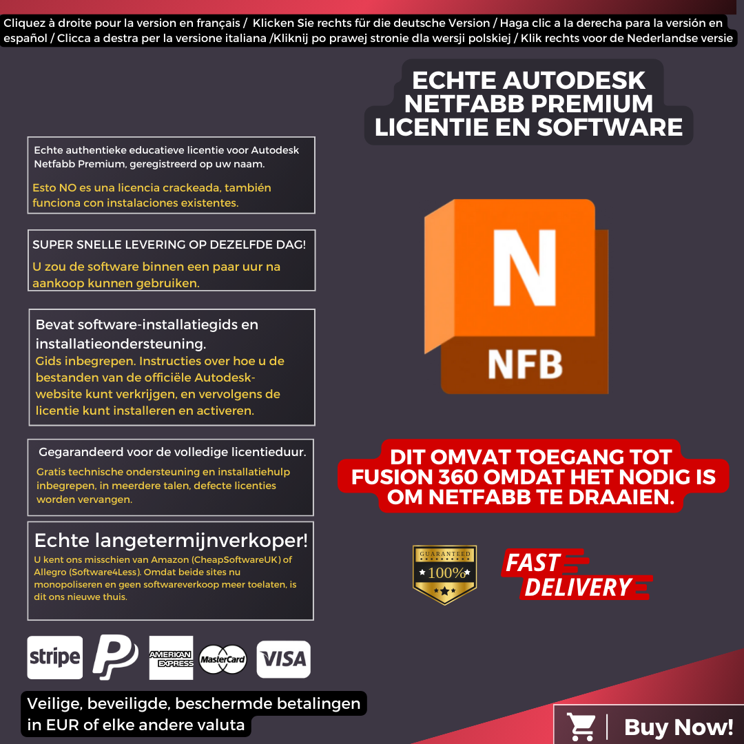 Autodesk Netfabb Premium Information Dutch