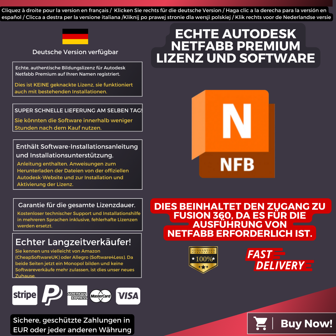 Autodesk Netfabb Premium Information German