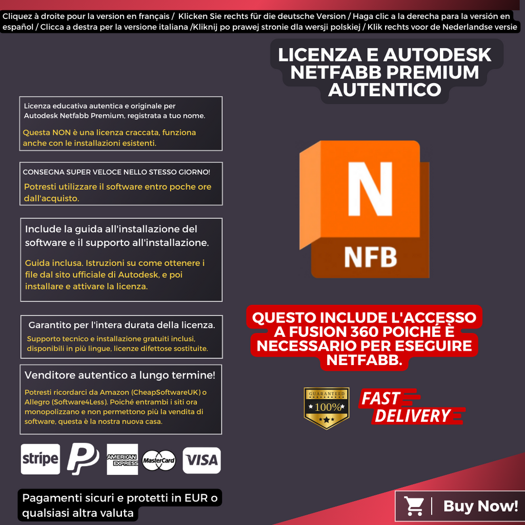 Autodesk Netfabb Premium Information Italian
