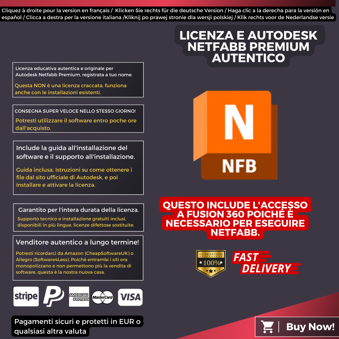 Autodesk Netfabb Premium Information Italian