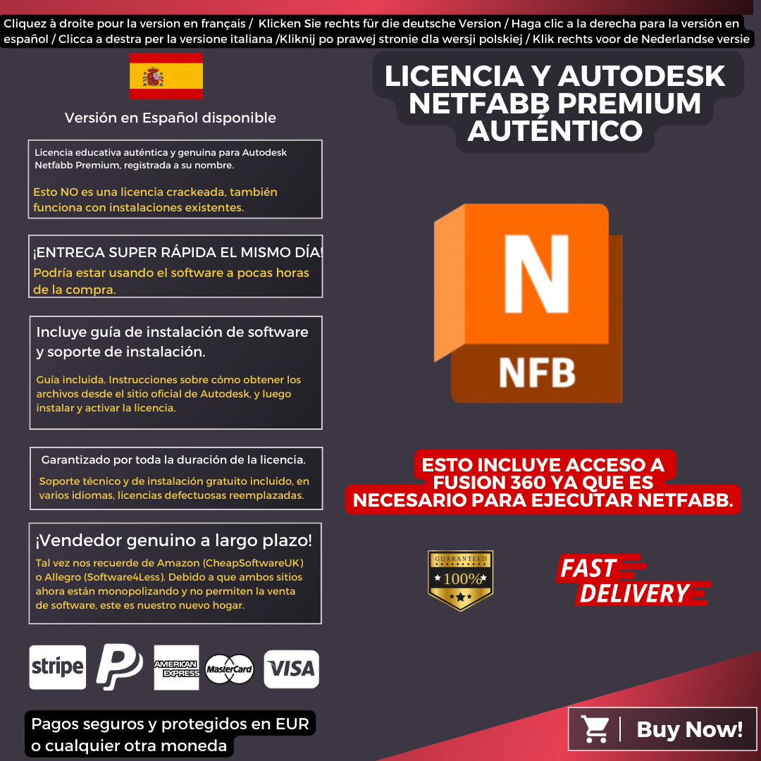 Autodesk Netfabb Premium Information Spanish