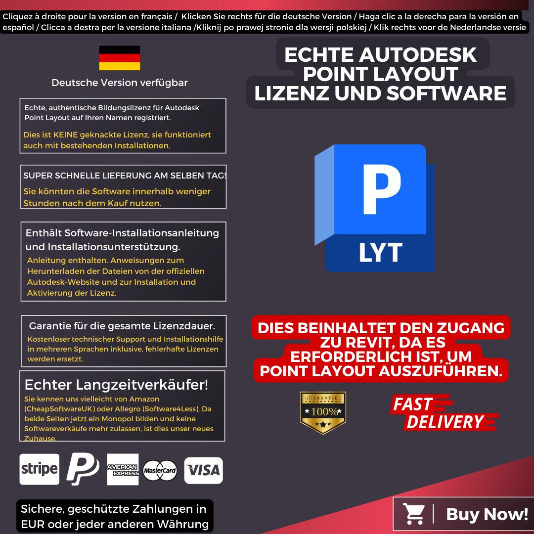 Autodesk Point Layout Information German