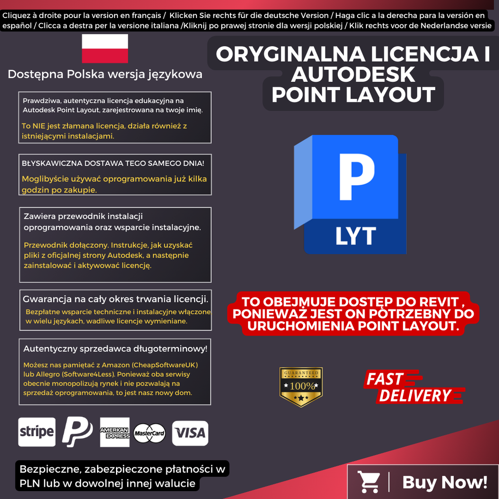 Autodesk Point Layout Information Polish