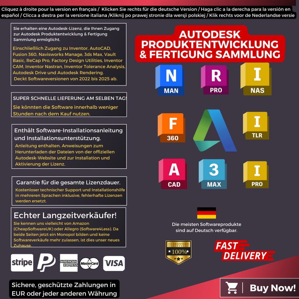 Autodesk Product Design and Manufacturing Collection Information German