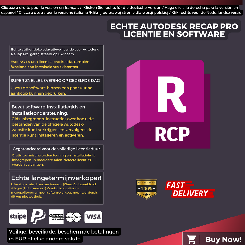 Autodesk ReCap Pro Information Dutch