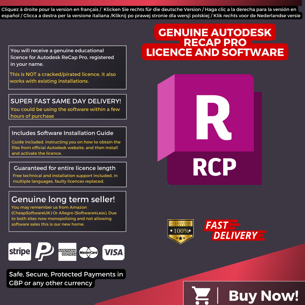 Autodesk ReCap Pro Information English